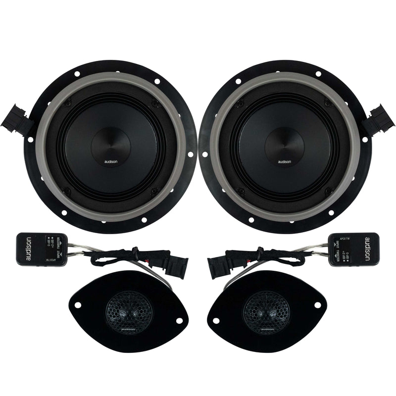 Caddy mk3 AUDISON PRIMA APK 100% PLUG N PLAY 6.5" SPEAKER KIT (for models with factory tweeters)