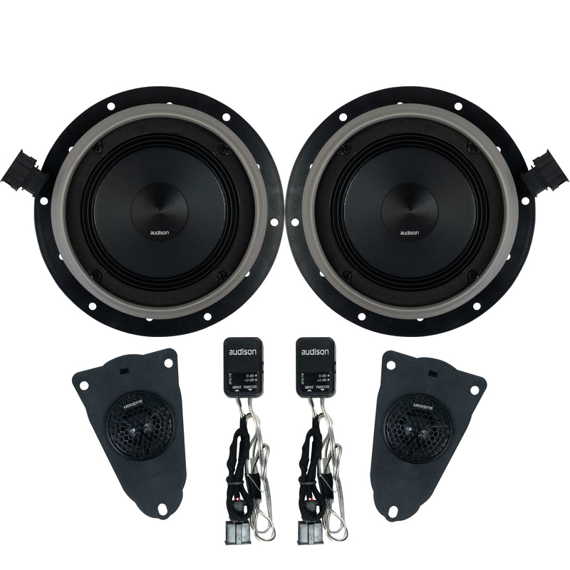 AUDISON PRIMA - Transporter T5-T5.1 100% PLUG N PLAY 6.5" SPEAKER KIT (for models with factory tweeters)