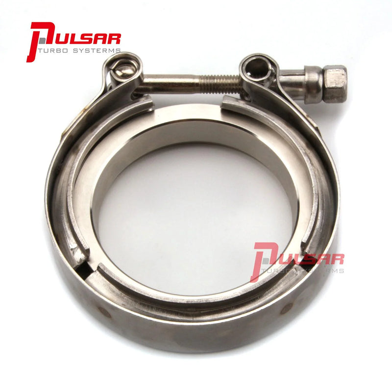 3” STAINLESS STEEL V-BAND FLANGE & CLAMP KIT T4 T67 T72 T76