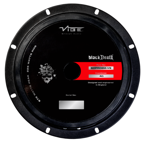 VIBE BDPRO8M-V9: BlackDeath 8" Pro Audio Midrange