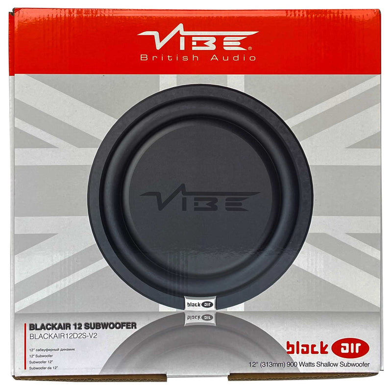 Vibe BLACKAIR12D2S-V2 – Slimline Subwoofer