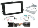 Vw caddy mk3 /mk5/6 golf/transporter t5.1 headunit fitting kit