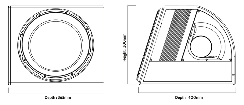 EDGE EDB10A-E0 - 10" Active Enclosure