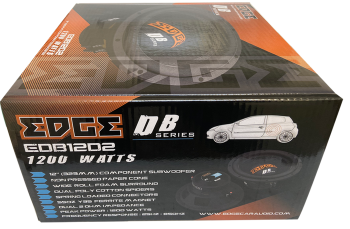 Subwoofer Enclosure Edge Dual Subwoofer EDGE EDB12D2-E3 12