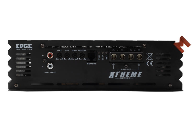 EDGE EDX1800.2FD-E0 - Xtreme Series 2 Channel Amplifier