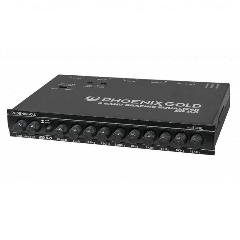 Phoenix Gold EQ9.0 – 9 Band Graphic Equaliser with TrueTune