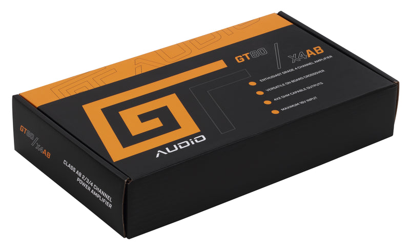 Bassface GT Audio GT-80/x4AB - 2/3/4 Channel Amplifier