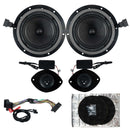 VW CADDY MK3 100% PLUG N PLAY 6.5" SPEAKER UPGRADE KIT. GROUND ZERO