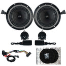 VW CADDY Mk4 100% PLUG N PLAY 6.5 " SPEAKER UPGRADE KIT. Ground zero