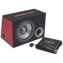 GZ BASS KIT 12.300X - Iridium 12″ Subwoofer Enclosure With Separate Amplifier
