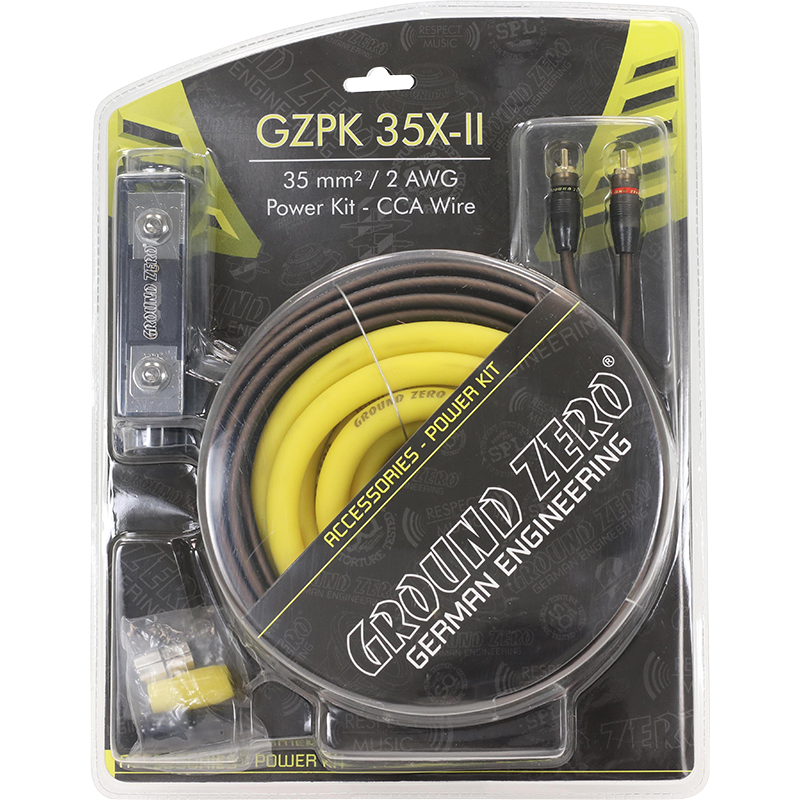 GZPK 35X-II - 35 mm² High Quality Cable Kit with ANL Fuse holder