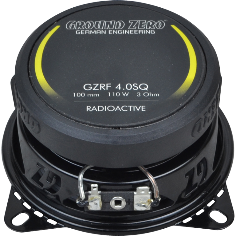 GZRF 4.0SQ - Radioactive 4″ 2 Way Coaxial Speaker System
