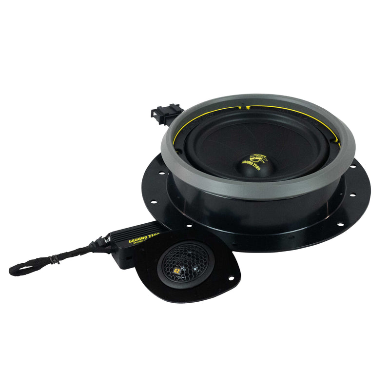 VW CADDY MK3 6.5" SPEAKER UPGRADE KIT. GROUND ZERO SPL KIT (for models with factory tweeters)