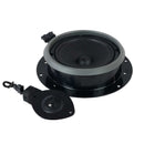 VW CADDY MK3 100% PLUG N PLAY 6.5" SPEAKER UPGRADE KIT. GROUND ZERO (WITH FACTORY TWEETERS)
