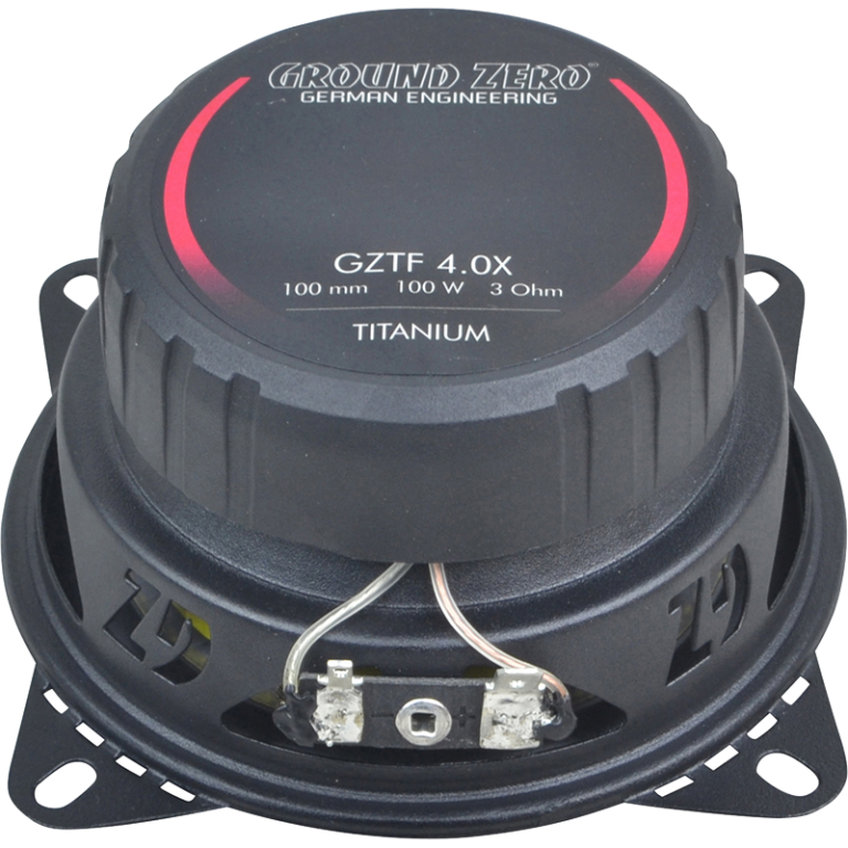 GZTF 4.0X - Titanium 4″ 2 Way Coaxial Speaker System