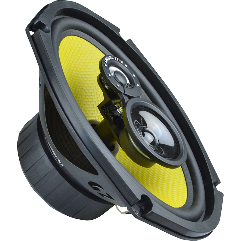 GZTF 69X - Titanium 6"×9″ 3 Way Coaxial Speaker System