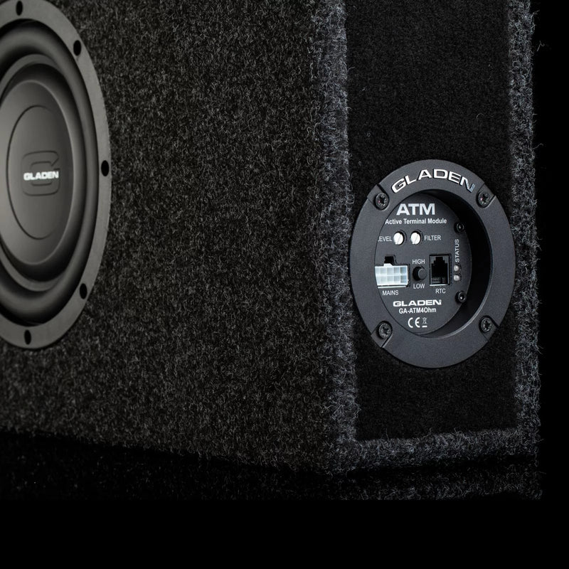 GLADEN GA-RSX08SLIM-VB-CU- AC - 8" Subwoofer Enclosure