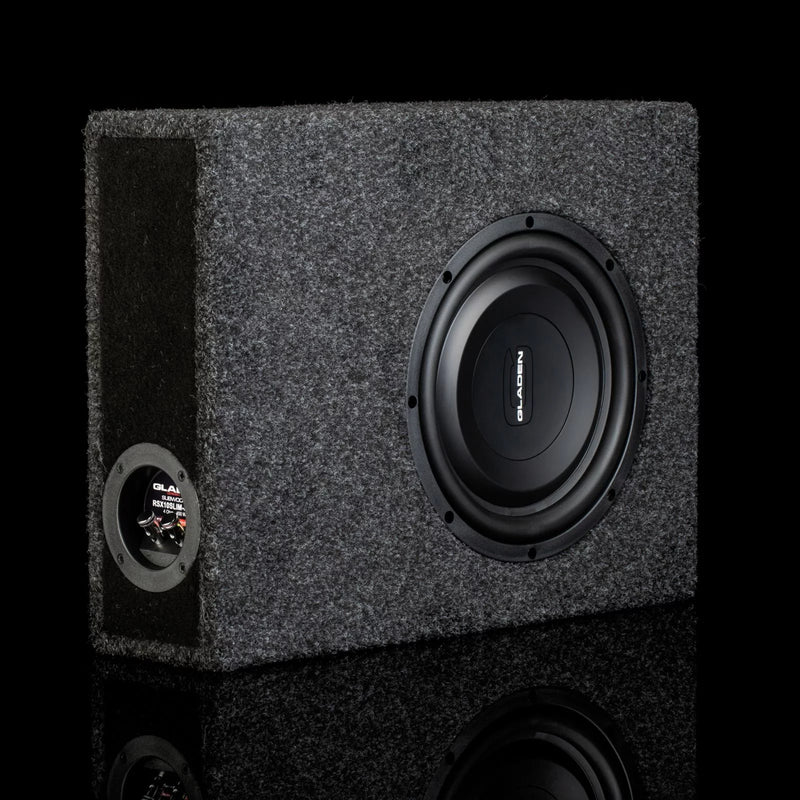 GLADEN GA-RSX10SLIM-SB-CU - 10" Subwoofer Enclosure