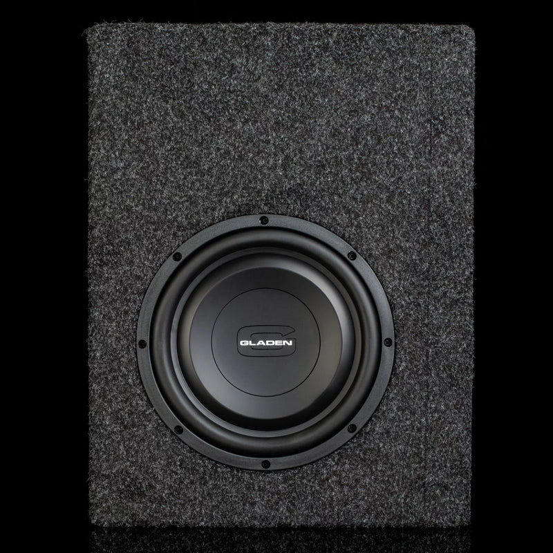 GLADEN GA-RSX10SLIM-SB-CU- AC - 10" Subwoofer Enclosure