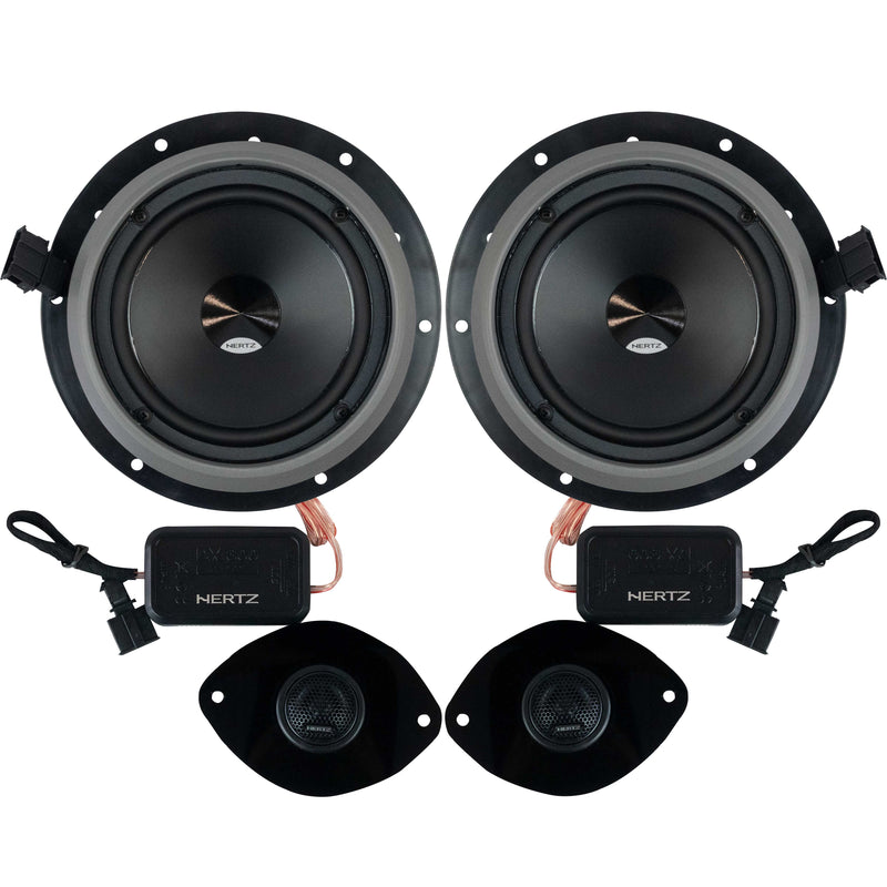 Caddy mk3 HERTZ 100% PLUG N PLAY 6.5" SPEAKER KIT (for models with factory tweeters)