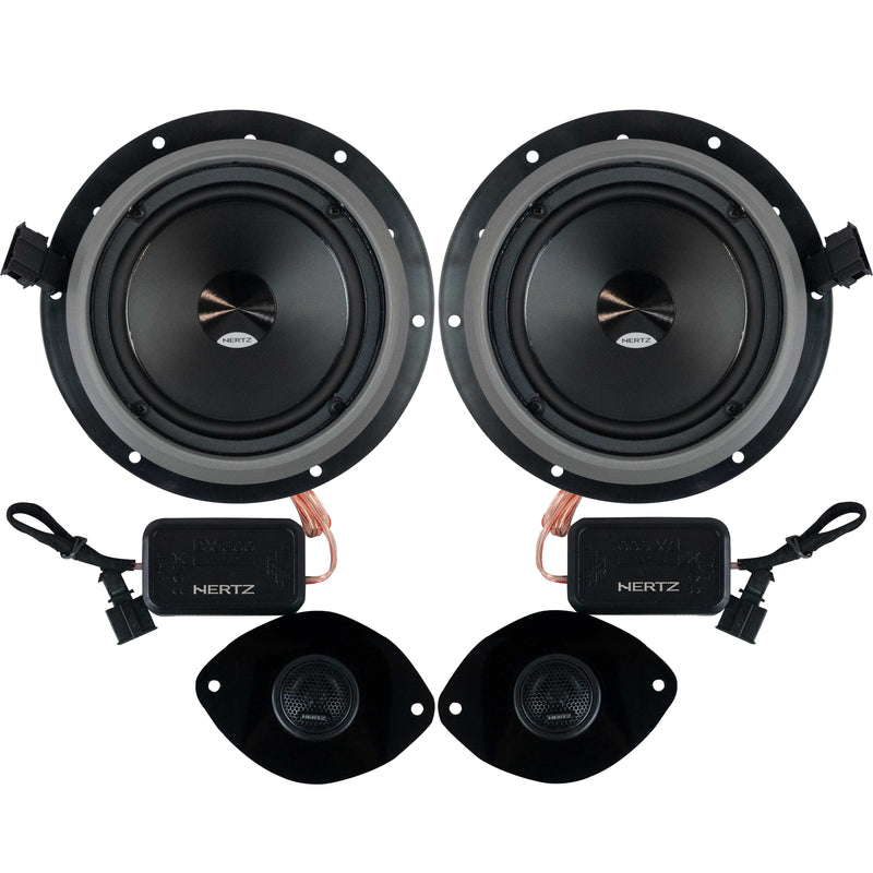 Caddy mk3 HERTZ 100% PLUG N PLAY 6.5" SPEAKER KIT (for models with factory tweeters)