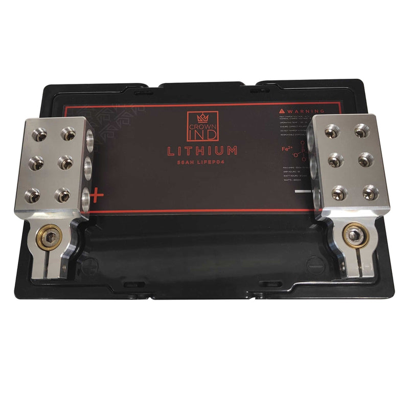 SINGLE POSITIVE 6 WAY 0 GAUGE ALUMINIUM BATTERY TERMINAL