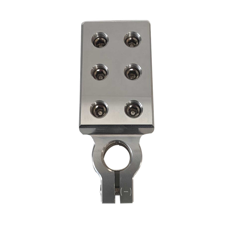 SINGLE NEGATIVE 6 WAY 0 GAUGE ALUMINIUM BATTERY TERMINAL