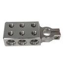 Pair of CROWN INDUSTRY 6 WAY 0 GAUGE SAE ALUMINIUM BATTERY TERMINALS