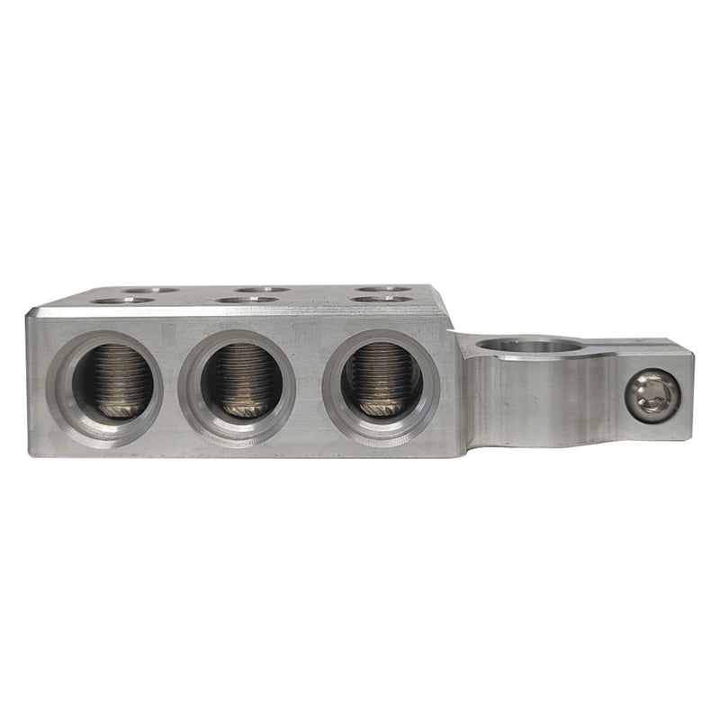 SINGLE POSITIVE 6 WAY 0 GAUGE ALUMINIUM BATTERY TERMINAL