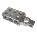 SINGLE POSITIVE 6 WAY 0 GAUGE ALUMINIUM BATTERY TERMINAL