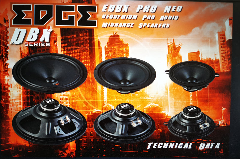 EDGE EDBXPRO8N-E9 - 8" NEO PA MIDRANGE (PAIR)