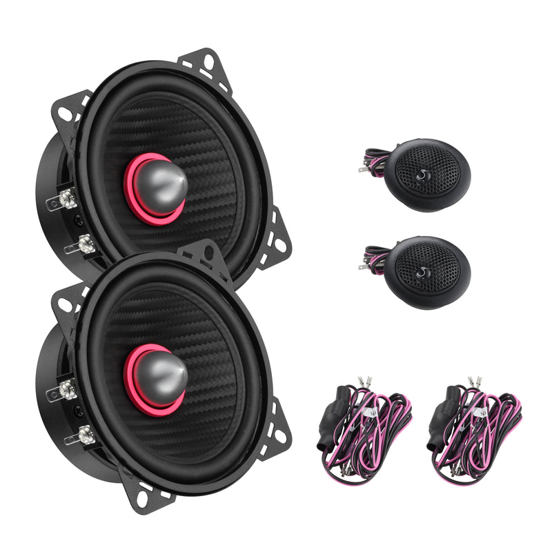 Bassface IndyCX4 - 4" Component Set