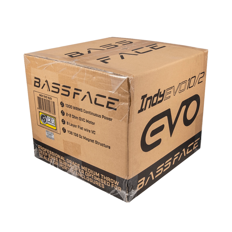 BASSFACE IndyEVO10/2 - 10" Subwoofer For Sealed Or Ported Enclosures