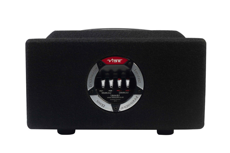 VIBE SLICKT5A-V2 – 8 INCH VW Transporter BASS ENCLOSURE AND 400W MONO AMP