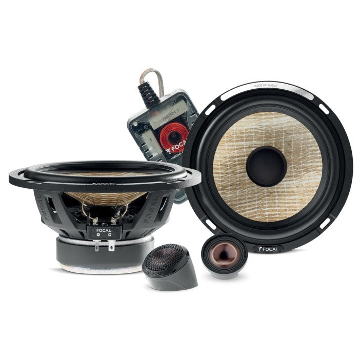 Focal Car Audio PS165FE - 6.5" 2-way Component Speaker System with Flax cone Technology (PAIR)