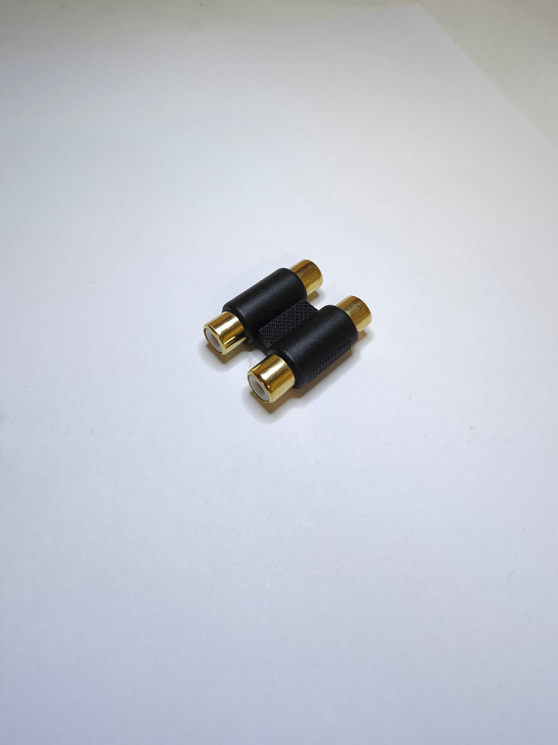 RCA DUAL Inline Coupler 2F to 2F