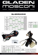 GLADEN SU-BMRAMHK - BMW G T-Harness FOR MOSCONI PICO 8|10 DSP