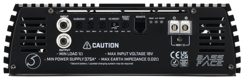 Bassface Team 5000/x1D - Mono Amplifier
