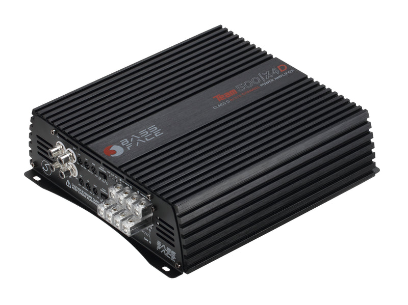 Bassface Team500/x4D - 4/3/2 Channel Bridgeable Amplifier