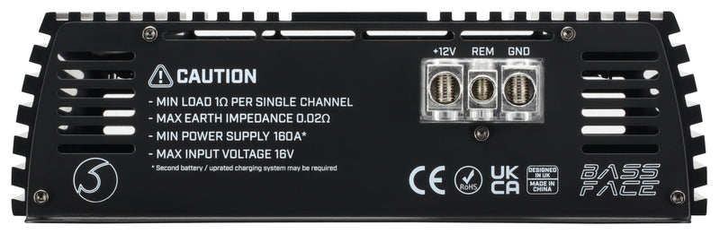 Bassface Team500/x4D - 4/3/2 Channel Bridgeable Amplifier