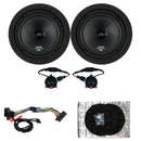 VW CADDY Mk4  2016-2021  100% PLUG N PLAY VIBE AUDIO 8" SPEAKER KIT (for models without factory tweeters)