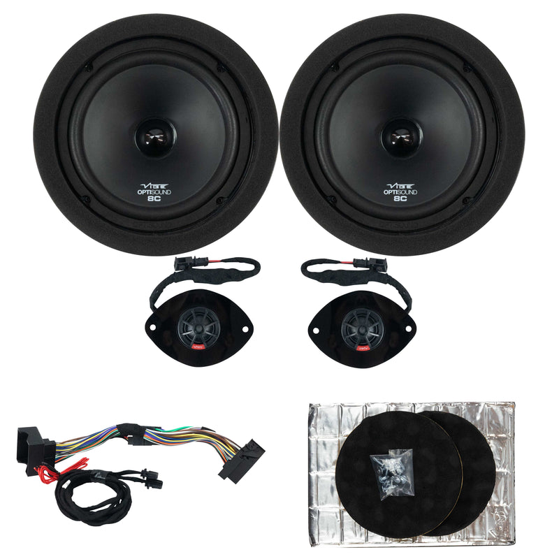 VW CADDY MK3  2003-2015  100% PLUG N PLAY VIBE AUDIO 8" SPEAKER KIT