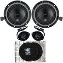 VW CADDY Mk3 100% PLUG N PLAY 6.5 " SPEAKER UPGRADE KIT. VIBE