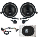 VW CADDY Mk4 100% PLUG N PLAY 6.5 " SPEAKER UPGRADE KIT. VIBE