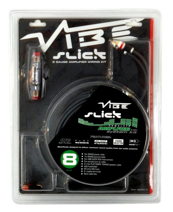 VIBE VSAWK8 - 8 AWG Slick Amp Wiring Kit