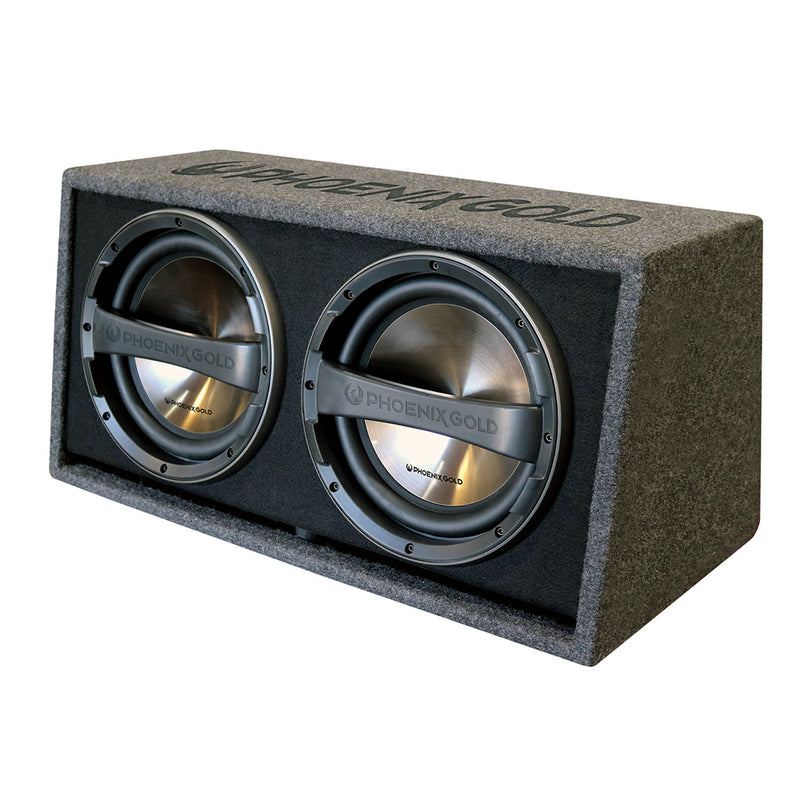 Phoenix Gold Z212PB - 12" Dual Subwoofer Enclosure