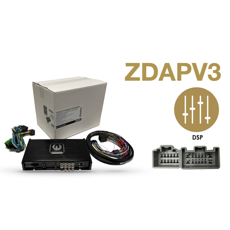 Phoenix Gold ZDAPV3 - Volvo DSP Power Up Kit 2007-2019 (For Vehicles with no OEM Amplifier)