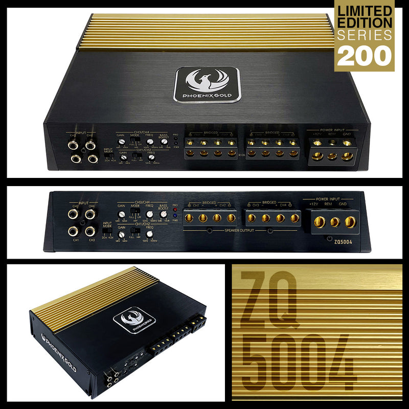 Phoenix Gold ZQ5004 –  4 Channel Amplifier