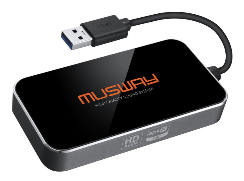 MUSWAY BTS HD - DSP Bluetooth Dongle For Audio Streaming
