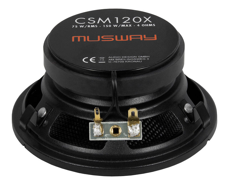 MUSWAY CSM120X - 4.7" 2-Way Coaxial Speakers For Mercedes W124